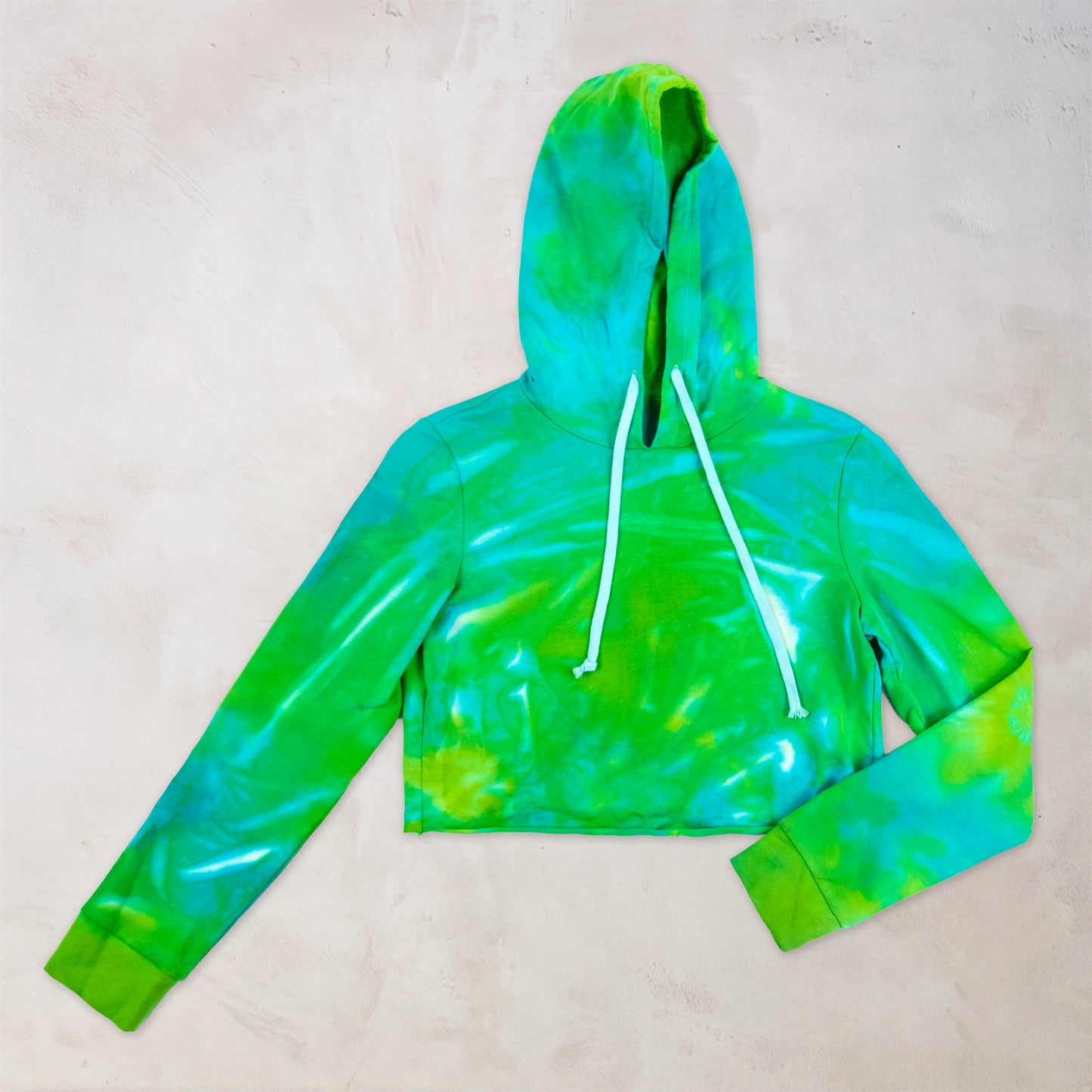 Sequana Tie Dye Cropped Hoodie