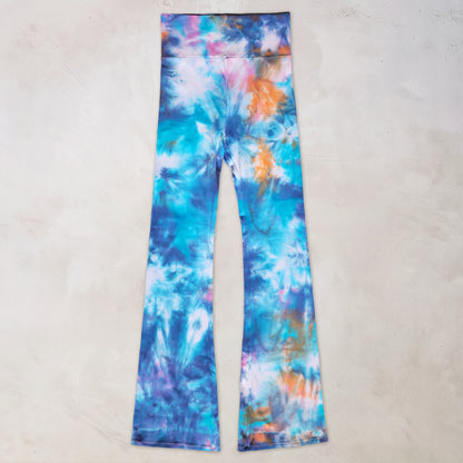 Solar Tide Tie Dye Flare Leggings