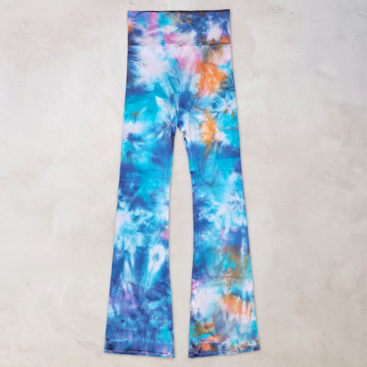 Solar Tide Tie Dye Flare Leggings