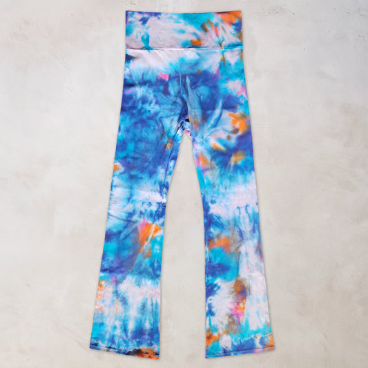 Solar Tide Tie Dye Flare Leggings