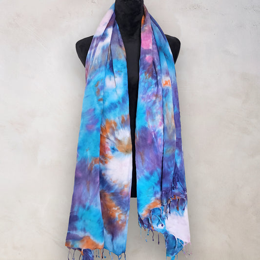 Solar Tide Tie Dye Boho Scarf