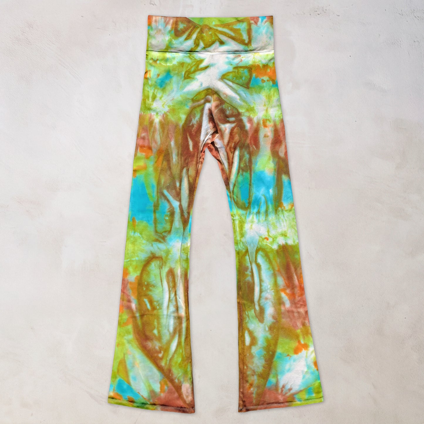 Vortex Echo Tie Dye Flare Leggings