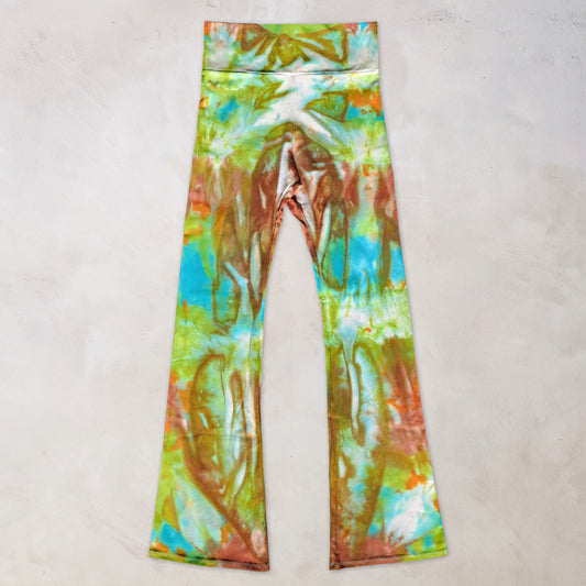 Vortex Echo Tie Dye Flare Leggings
