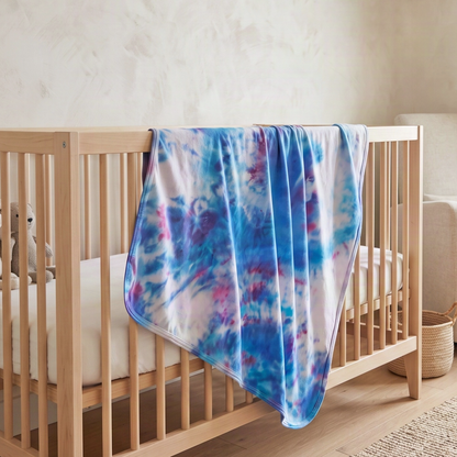 Walo Organic Tie Dye Baby Blanket