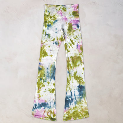 Wicked Grove Tie Dye Flare Leggings