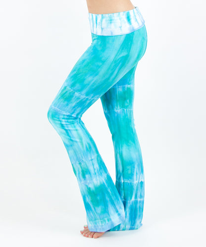 Caribbean Tie Dye Yoga Pants