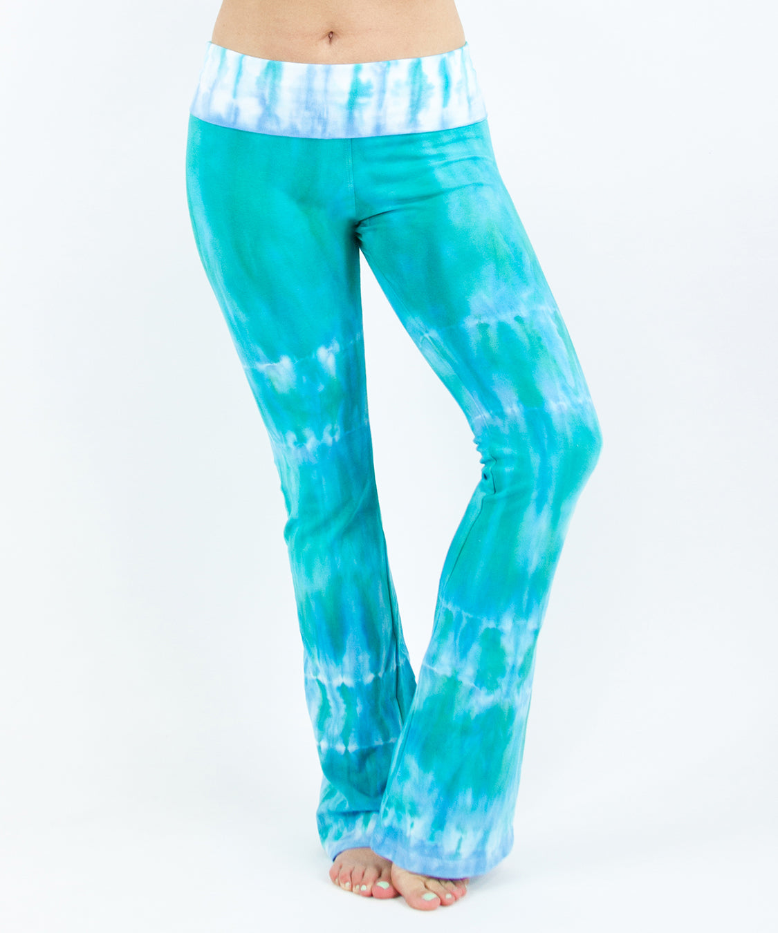 Caribbean Tie Dye Yoga Pants