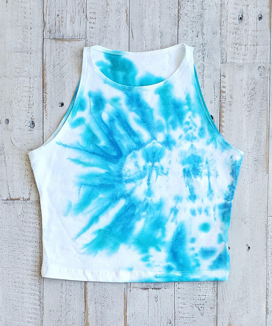 Alaskan Ice Tie Dye Crop Top