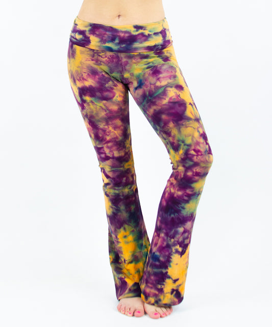 Desert Flower Tie Dye Yoga Pants
