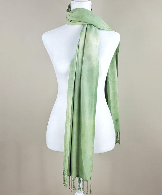 Green Earth Tie Dye Scarf
