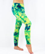 Lime Ice Dye Yoga Leggings