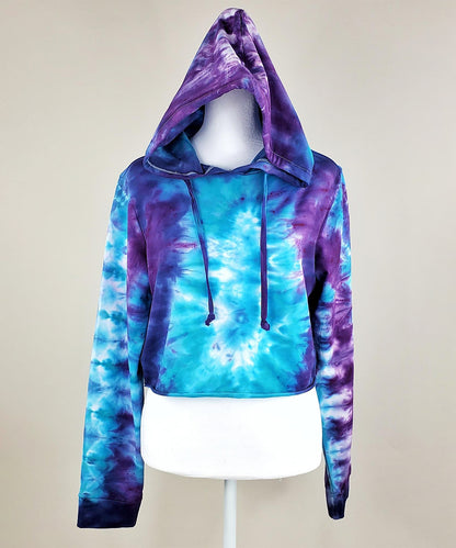 Mystic Tie Dye Hoodie Crop Top