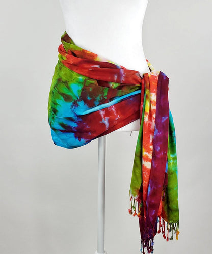 Rainbow Tie Dye Scarf