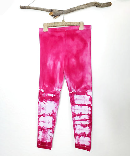 Raspberry Rose Tie Dye Leggings