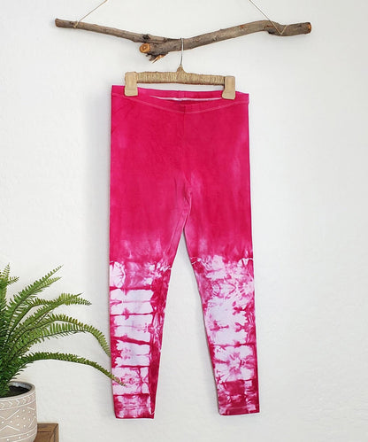 Raspberry Rose Tie Dye Leggings