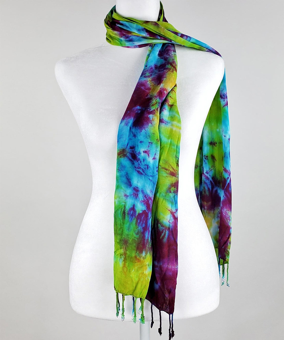 Rainbow Tie Dye Scarf