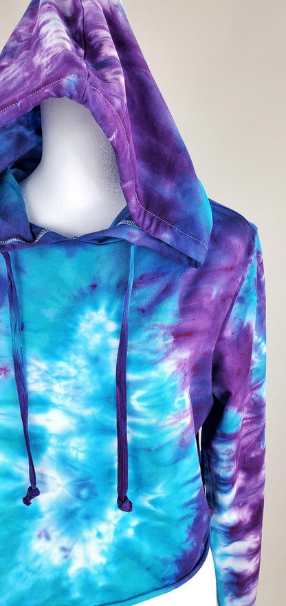 Mystic Tie Dye Hoodie Crop Top