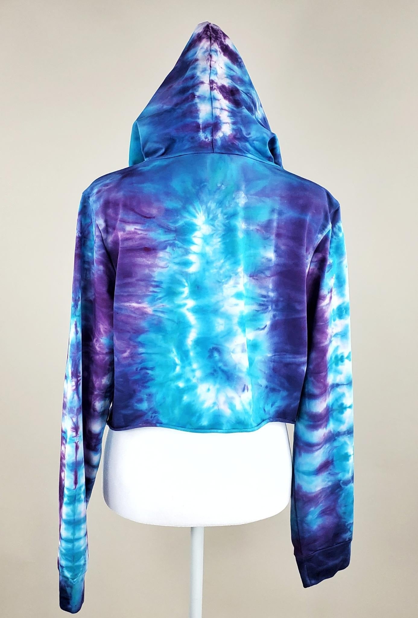 Mystic Tie Dye Hoodie Crop Top