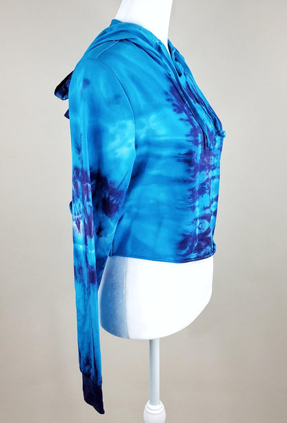 Nerthus Tie Dye Hoodie Crop Top