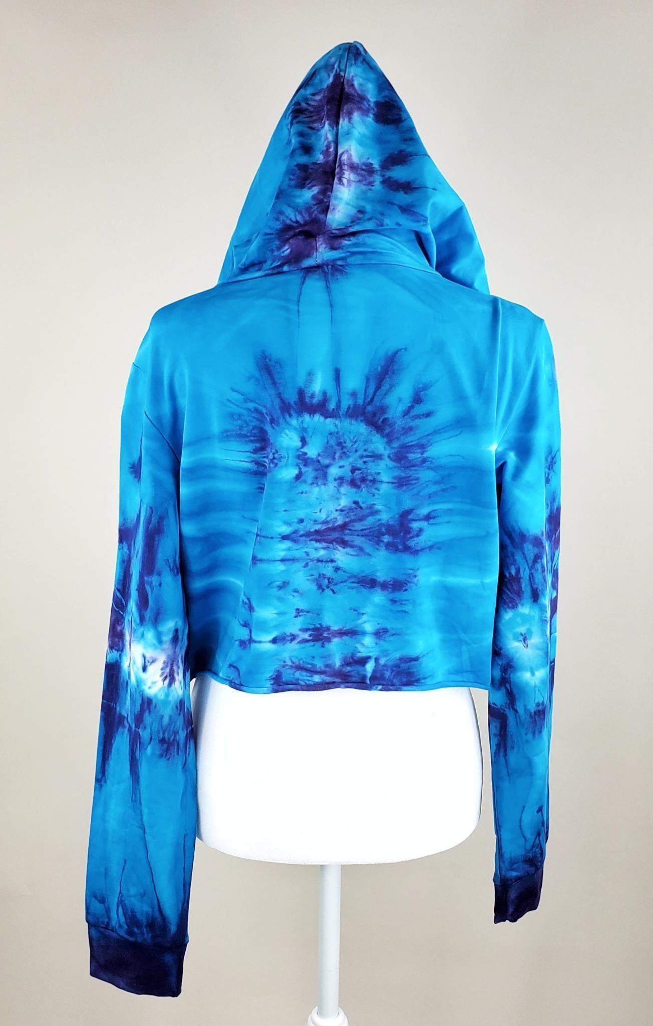 Nerthus Tie Dye Hoodie Crop Top