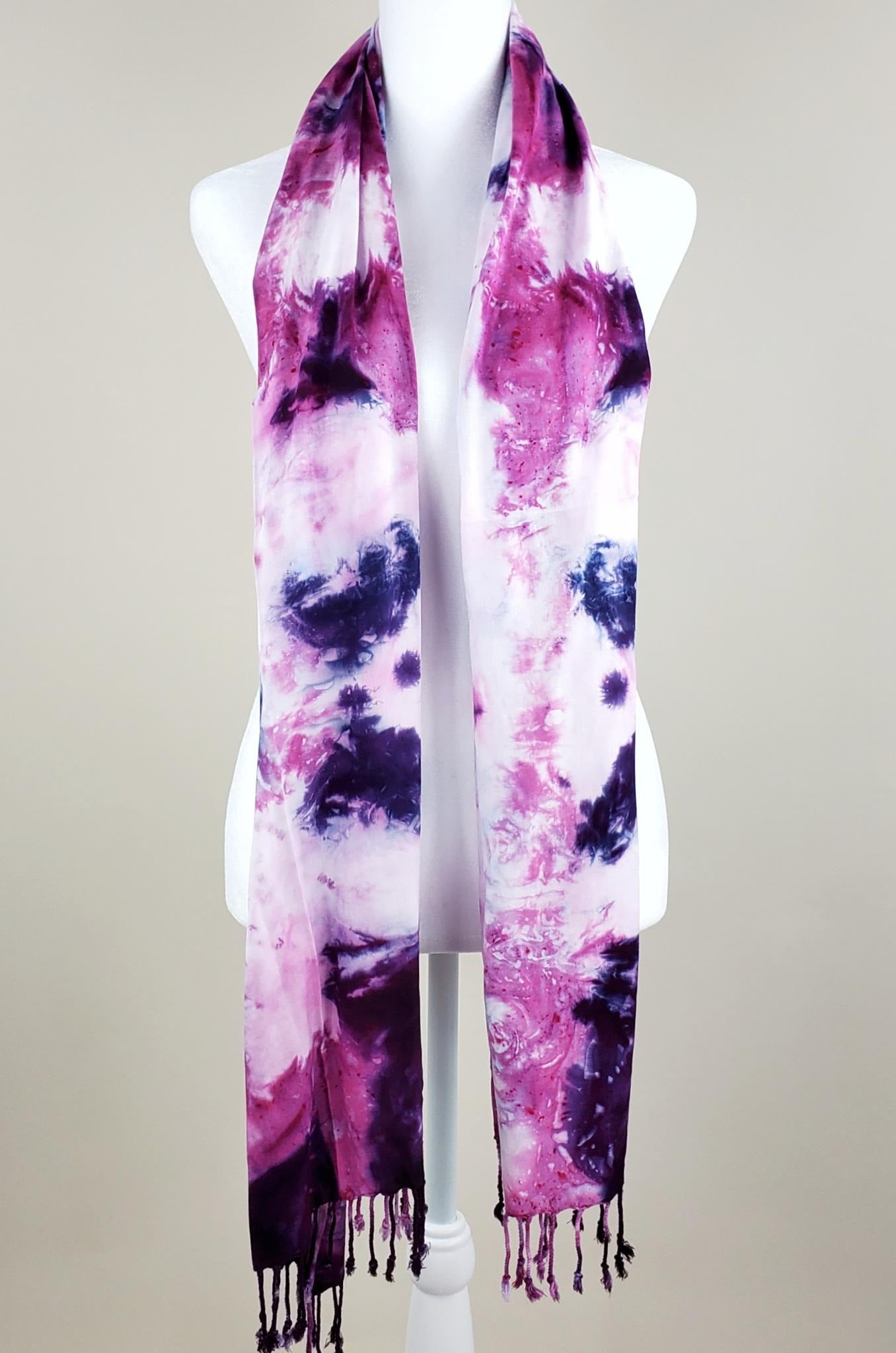 Dragon Fruit Tie Dye Scarf