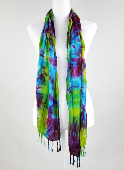 Rainbow Tie Dye Scarf