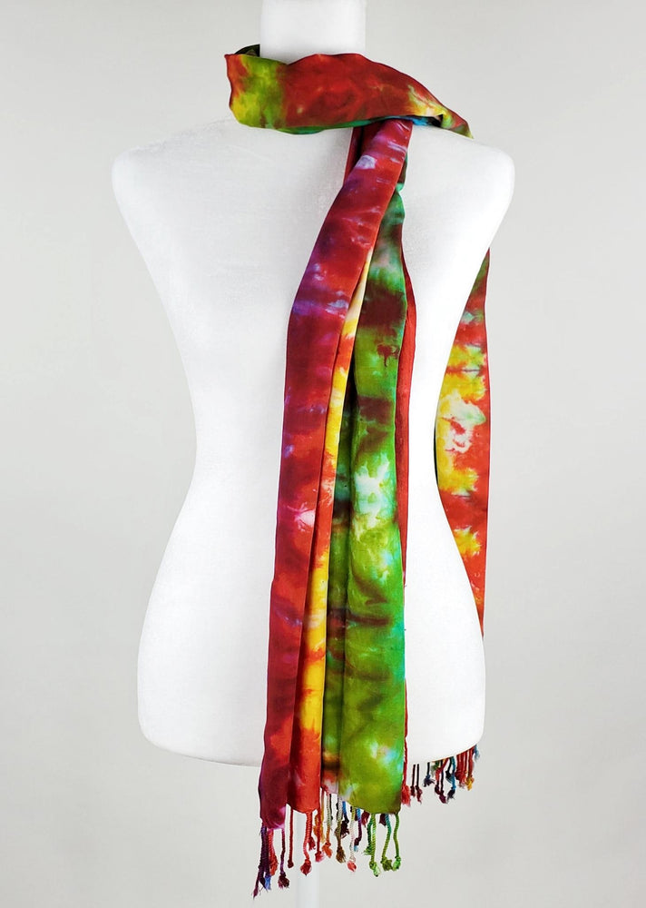 Rainbow Tie Dye Scarf